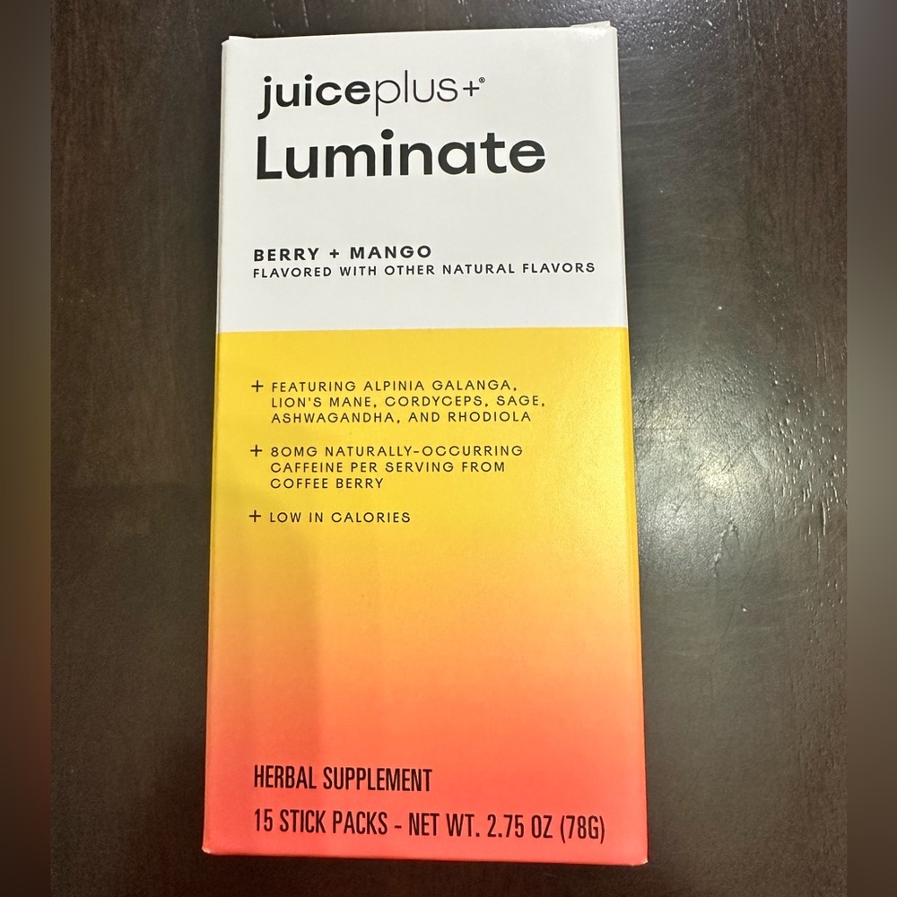 Juice Plus+ Luminate Berry Mango Drink Mix